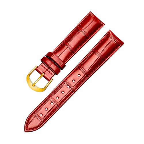 Eoyajsze Uhrenarmband aus echtem Leder mit Butterfly-Verschluss, Farbe 5, 15mm Eoyajsze Uhrenarmband aus echtem Leder mit Butterfly-Verschluss, Farbe 5, 15mm von Eoyajsze
