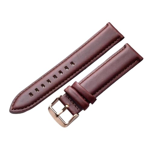 Eoyajsze Universelles Lederarmband mit Dornschließe, Farbe 14, 20mm Eoyajsze Universelles Lederarmband mit Dornschließe, Farbe 14, 20mm von Eoyajsze