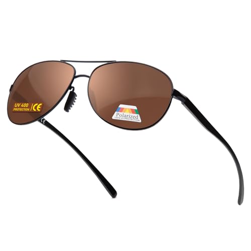 Epavouos Polarisierte Sonnenbrille Ultraleichtes Metallmaterial UV400 Pilotenbrillen-Stil Epavouos Polarisierte Sonnenbrille Ultraleichtes Metallmaterial UV400 Pilotenbrillen-Stil von Epavouos