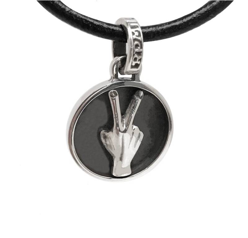 Victory Zeichen, Peace/Love Runder Silberanhänger, Original Rpm Design, Massiv 925 Sterling Silber Victory Zeichen, Peace/Love Runder Silberanhänger, Original Rpm Design, Massiv 925 Sterling Silber von EphemeralLegacy