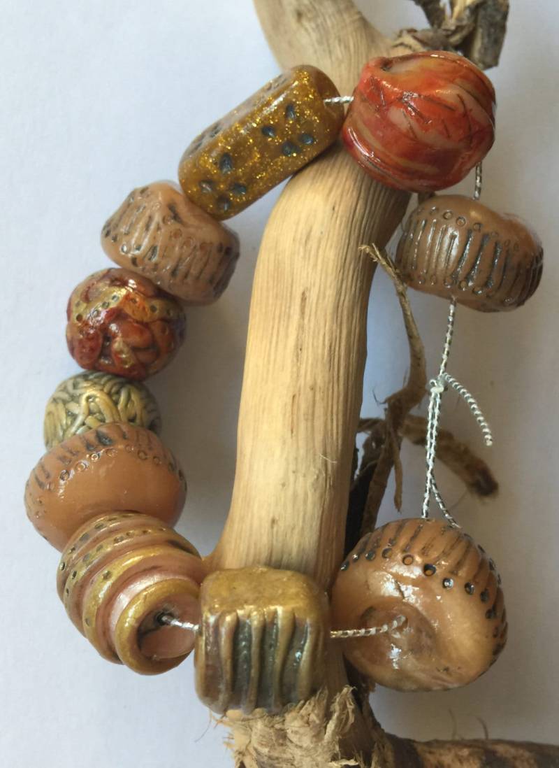 10 Rustikale Tonperlen Rost Gold Klar Orange | 164 Handgemachte Rustikale Große Perlen Für Schmuckprojekte Und Bastelarbeiten 10 Rustikale Tonperlen Rost Gold Klar Orange | 164 Handgemachte Rustikale Große Perlen Für Schmuckprojekte Und Bastelarbeiten von Ephifany
