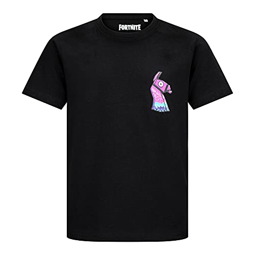 FORTNITE LOOT LAMA Black Kurzarm T-Shirt Jungen + Mädchen Gr.140 152 164 176 Jugendliche 10 12 14 16 Jahre (140) von Epic Games