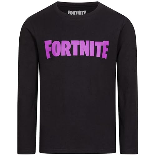 Fortnite Langarmshirt T-Shirt (Schwarz 2, 140) von Epic Games