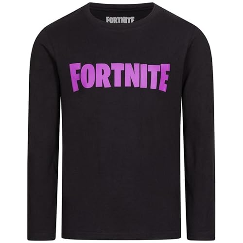 Fortnite Langarmshirt T-Shirt (Schwarz 2, 176) von Epic Games