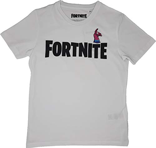 Fortnite T-Shirt Shirt Jungen (Weiss, 140) von Epic Games