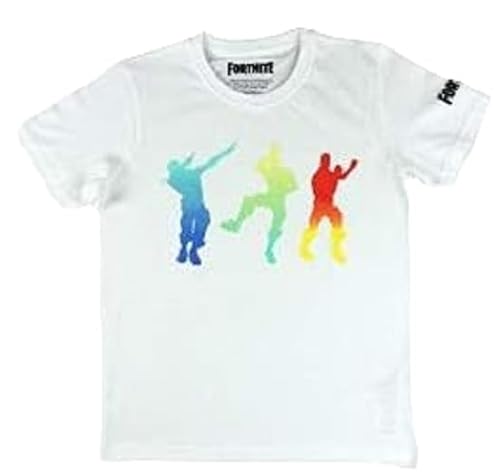 epic games T-Shirt Halbärmlig FORTNITE Fresh Dance FORT-3-234G, Weiß 152 von Epic Games