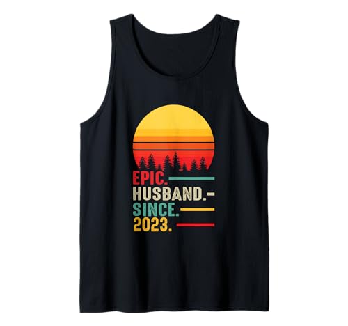 Herren Epischer Ehemann seit 2023, Alles Gute zum Jubiläum Tank Top Herren Epischer Ehemann seit 2023, Alles Gute zum Jubiläum Tank Top von Epic Husband Since 2023, Happy Anniversary