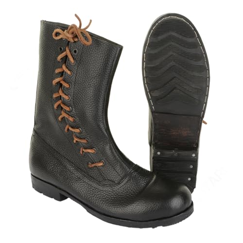 Epic Militaria Reproduktion Bundeswehr 2. Weltkrieg 1. Muster Fallschirmjager Stiefel, Schwarz , 46 EU von Epic Militaria