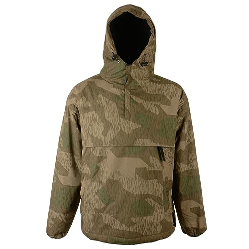 Epic Militaria Splinter Camouflage-Anorakjacke mit Fleece-Futter, grün, 52 von Epic Militaria