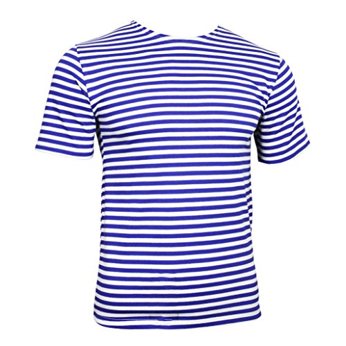 Russische Fallschirmjäger -T-Shirt - hellblauen Streifen (X-Large, Hellblauen Streifen) von Epic Militaria