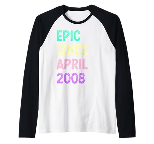17. Geburtstag Jungen Mädchen Epic seit April 2008 Raglan 17. Geburtstag Jungen Mädchen Epic seit April 2008 Raglan von Epic Since In April 2008 17 Years Old