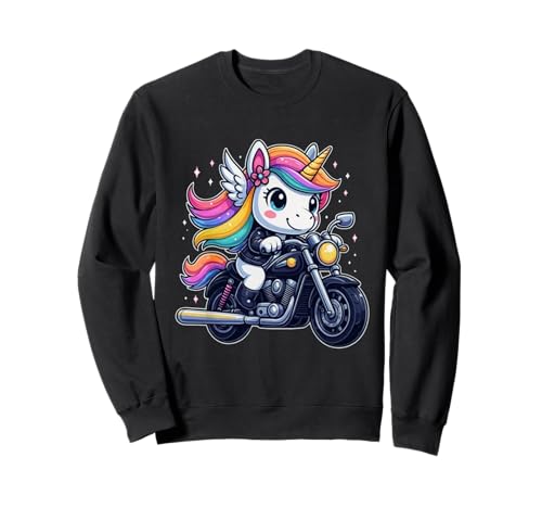 Einhorn Reiten Motorrad Kinder Jungen Mädchen Männer Frauen Teenager Sweatshirt Einhorn Reiten Motorrad Kinder Jungen Mädchen Männer Frauen Teenager Sweatshirt von Epic Unicorn Riding A Motorcycle Rainbow Shop
