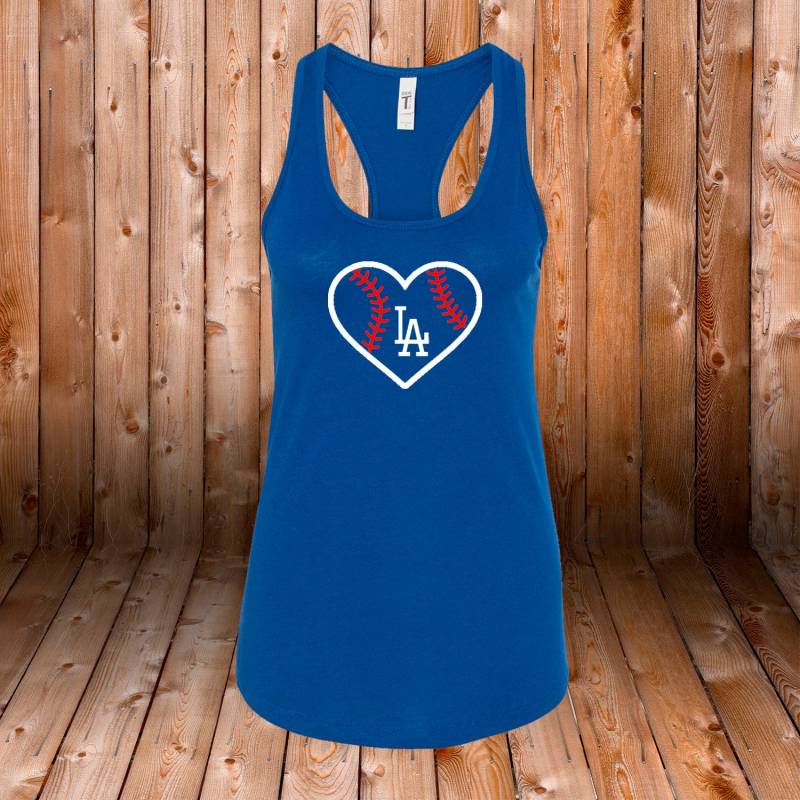 La Dodger Tank Damen Herz La Dodger Tank Damen Herz von EpicImprintsStore