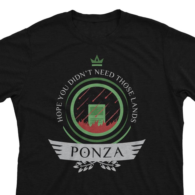 Ponza Life Magic The Gathering Land Zerstörung Moderne Unisex T-Shirt Oder Hoodie von EpicUpgrades