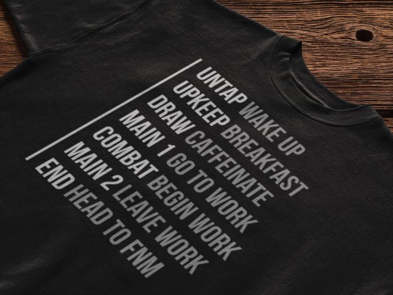 T Shirt Für Mtg Spieler Geschenk Magic The Gathering Lustiger Fnm Hoodie Phasen Des Lebens Humor von EpicUpgrades