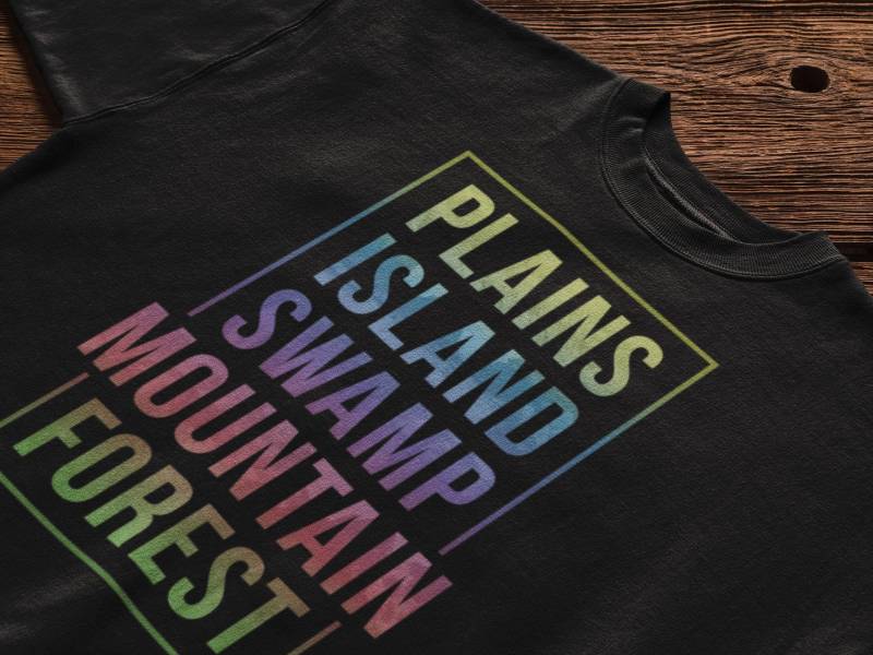 The Spectrum - Magic The Gathering Lands Art Mtg Mana Unisex T-Shirt Oder Hoodie von EpicUpgrades