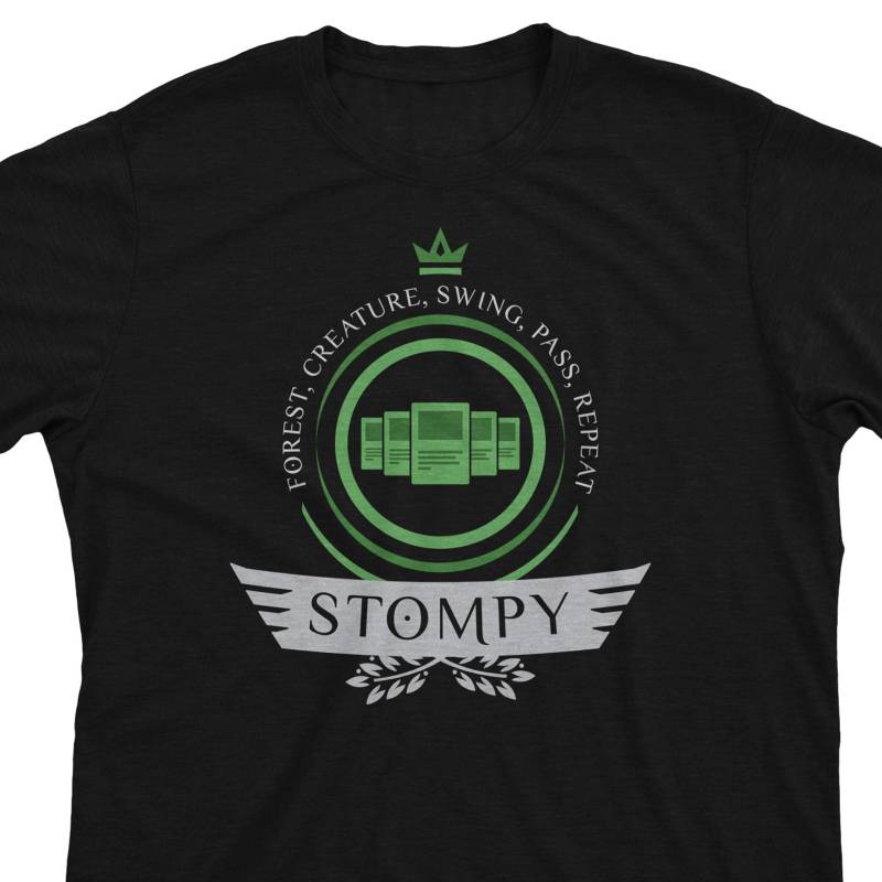 stompy Life - Magic The Gathering Archetyp Grüne Kreatur Spieler Unisex T-Shirt Oder Hoodie Mtg von EpicUpgrades