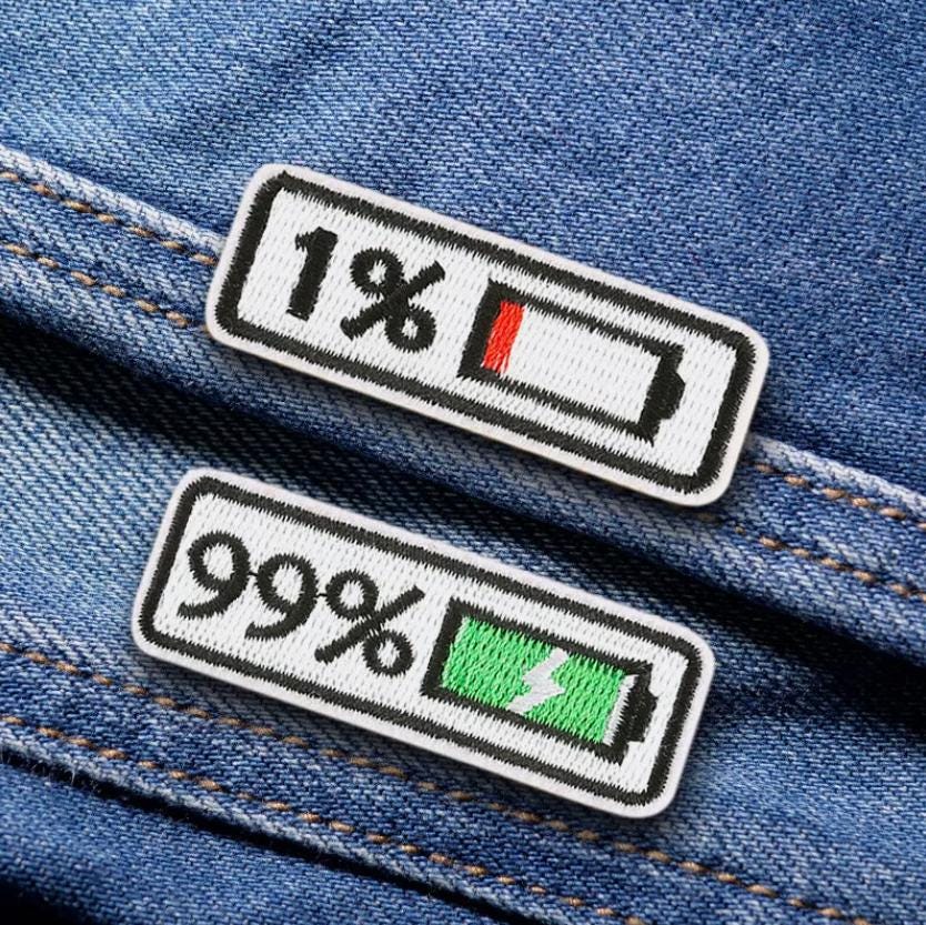 2Pc Diy Aufladen Stickerei Aufnäher Aufbügler Abzeichen Bügelbild Patches Aufkleber von EpicsellShop