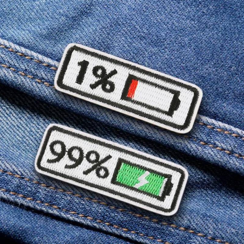 2Pc Diy Aufladen Stickerei Aufnäher Aufbügler Abzeichen Bügelbild Patches Aufkleber von EpicsellShop
