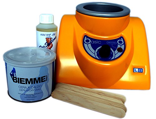 EpilWax - komplettes Set zum Heißwachsen, abnehmbar in 400 ml Glas ohne Streifen - geliefert mit 1 Öl nach dem Epilieren, 1 Topf mit 100 ml Wachs ohne Streifen, 10 Körperspateln EpilWax - komplettes Set zum Heißwachsen, abnehmbar in 400 ml Glas ohne Streifen - geliefert mit 1 Öl nach dem Epilieren, 1 Topf mit 100 ml Wachs ohne Streifen, 10 Körperspateln von EpilWax