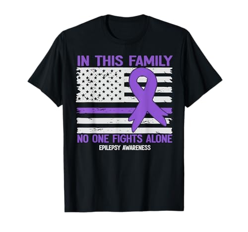 Lila Epilepsie Bewusstsein Männer Frauen Epilepsie Bewusstsein Flagge T-Shirt Lila Epilepsie Bewusstsein Männer Frauen Epilepsie Bewusstsein Flagge T-Shirt von Epilepsy Awareness Apparel flag american Purple