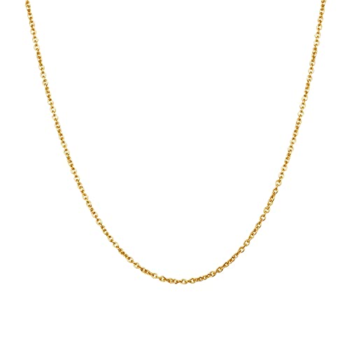 Epinki Halsketten Edelstahl Damen 60 cm, Standardgliederkette Gold Freundschaftskette Jungs Breit 2MM Metallketten Punk für Frauen Epinki Halsketten Edelstahl Damen 60 cm, Standardgliederkette Gold Freundschaftskette Jungs Breit 2MM Metallketten Punk für Frauen von Epinki