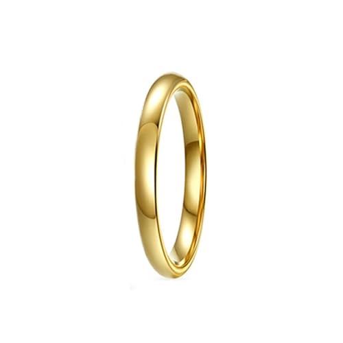 Epinki Wolfram Ring 2MM, Elegant Poliert Eheringe Bandring Trauringe, Gold Ring Hochzeit Damen Ring, Gr.72 (22.9) von Epinki