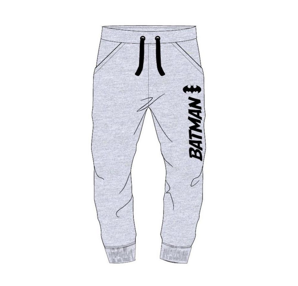 EplusM Jogginghose Batman Logo Kinder-Freizeithose, Helles Grau, Bequem & Stylisch von EplusM