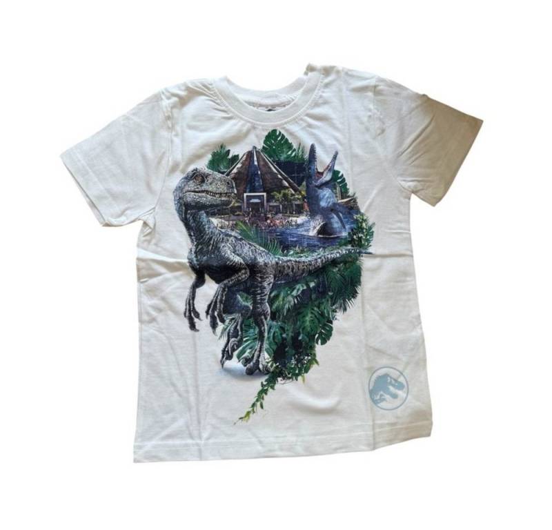EplusM T-Shirt Jungen-Jurassic World Shirt, kurz, Schwarz oder Weiß, Größen 110-13 von EplusM