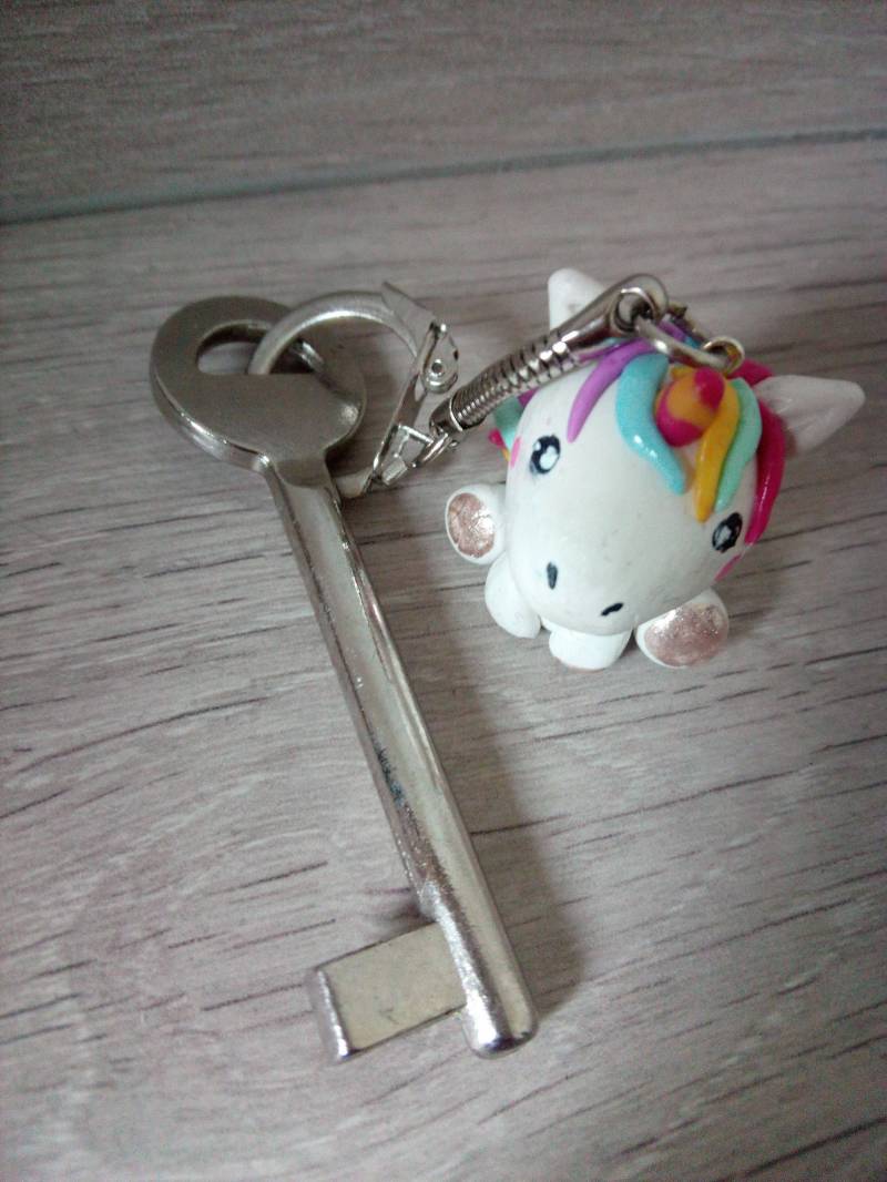 Einhorn Kawaii Schlüsselanhänger Einhorn Kawaii Schlüsselanhänger von EponArtcreations