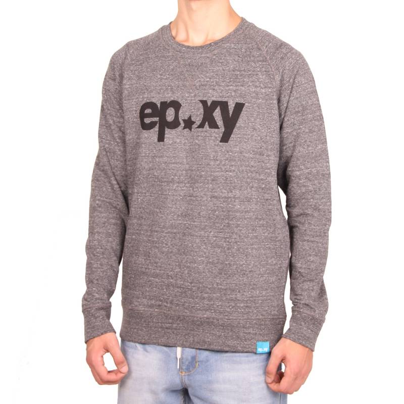 Epoxy Herren Logo Crew Sweatshirt  - Dark Heather Grey von Epoxy