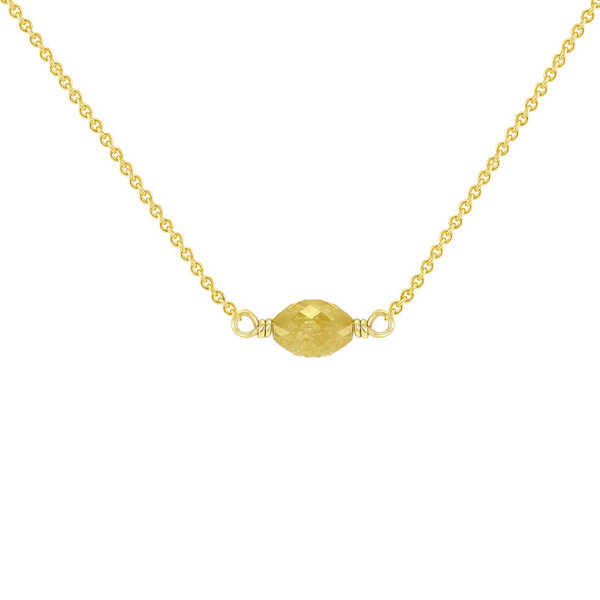 Eppi Goldener Choker mit gelbem Diamant Melodei von Eppi