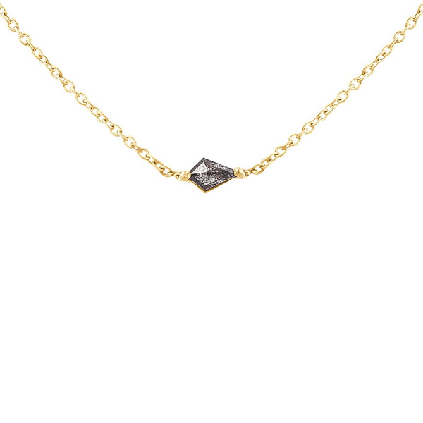 Eppi Halskette mit Salt and Pepper Diamant in Kite Form Ranka von Eppi