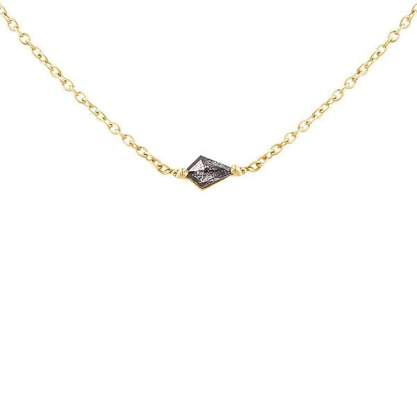 Eppi Halskette mit Salt and Pepper Diamant in Kite Form Ranka von Eppi