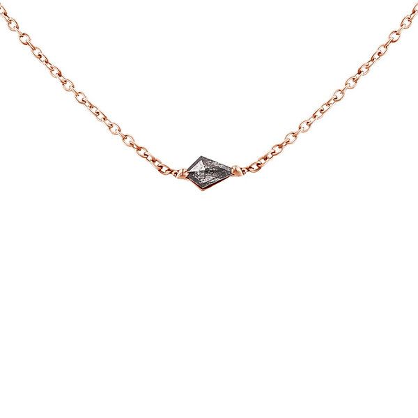Eppi Halskette mit Salt and Pepper Diamant in Kite Form Ranka von Eppi