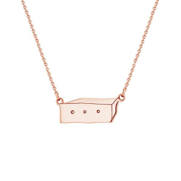 Eppi Kette aus Gold mit einem Kasten Der Kleine Prinz von Eppi