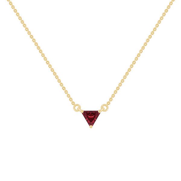 Eppi Minimalistische Kette mit Granat Modu von Eppi