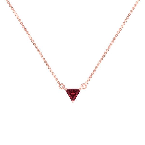 Eppi Minimalistische Kette mit Granat Modu von Eppi