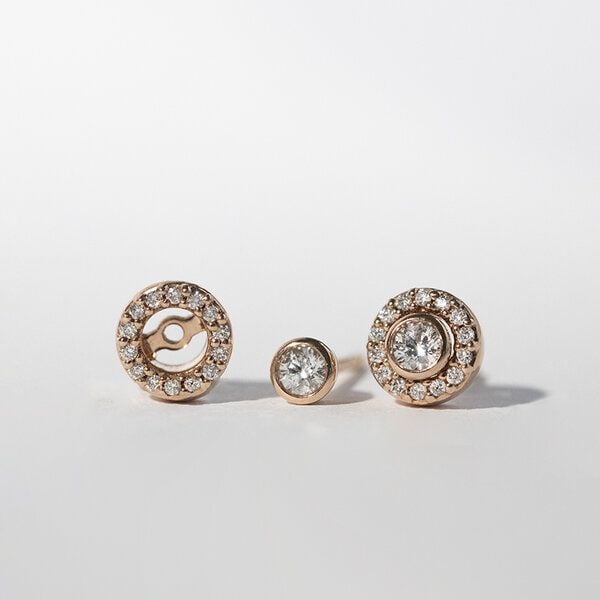 Eppi Ohrringe 2in1 mit Lab Grown Diamanten Annabel von Eppi