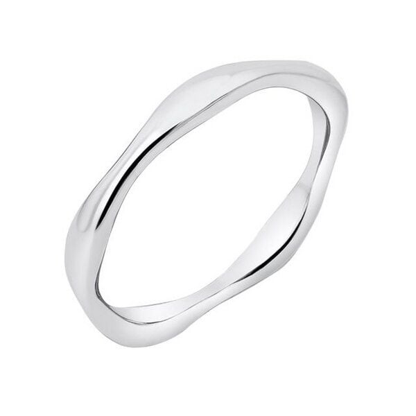 Eppi Silberner gewellter Ring Jax von Eppi