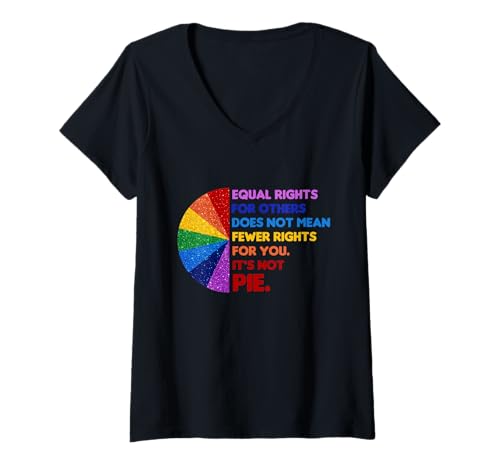 Damen Equal Rights For Others Does Not Mean Fewer Rights For You T-Shirt mit V-Ausschnitt von Equality Human Rights Gift - DressedForDuty
