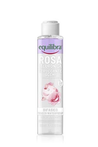 Equilibra, Hyaluron-Rose-Augen-Make-up-Entferner, zweiphasiger Make-up-Entferner, auch geeignet für wasserfestes Make-up, mit stark wirkendem Wimpern, Rosen-Damaszener-Extrakt, Hyaluronsäure mittel Equilibra, Hyaluron-Rose-Augen-Make-up-Entferner, zweiphasiger Make-up-Entferner, auch geeignet für wasserfestes Make-up, mit stark wirkendem Wimpern, Rosen-Damaszener-Extrakt, Hyaluronsäure mittel von Equilibra