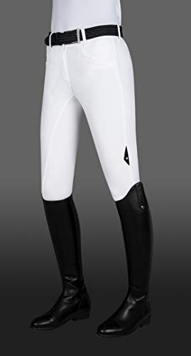 Equiline Damen Reithose Cedar Fullgrip Hosengrößen 48, Farbe White von Equiline