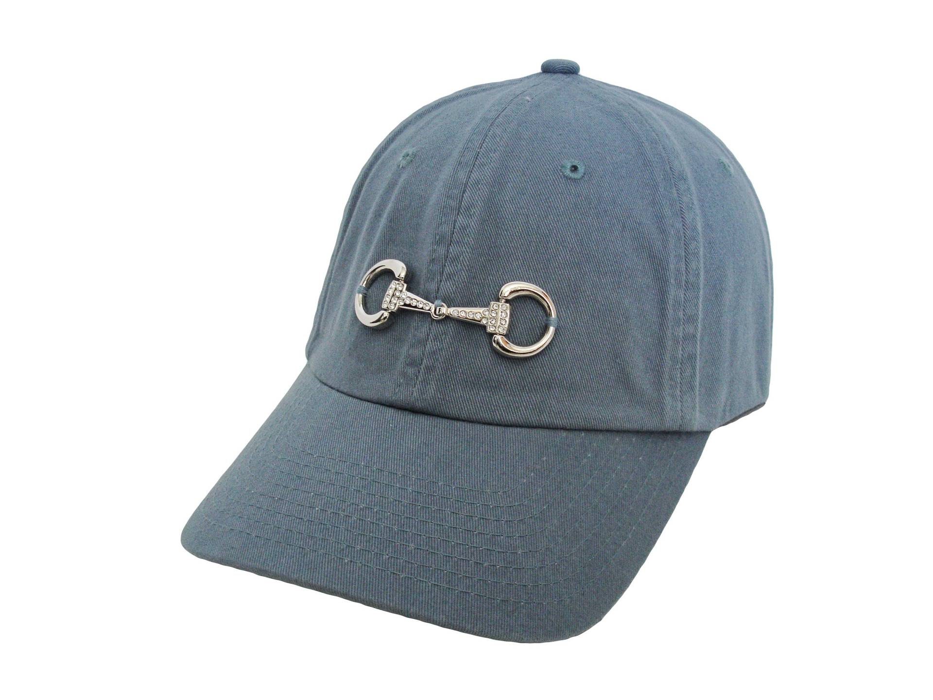 Bling Horse Bit Cap - Rauchblaue Baseballkappe Reiterhüte Snaffle Pferdeliebhaber Geschenke Pferdekappen Reiter Bling Horse Bit Cap - Rauchblaue Baseballkappe Reiterhüte Snaffle Pferdeliebhaber Geschenke Pferdekappen Reiter von EquineAccents