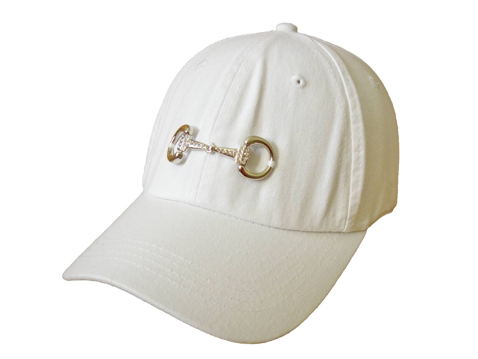 Reiter Sonnenhüte - Bling Snaffle Bit Cap Weiße Baseballkappe Reiterkappen Pferdeliebhaber Hut Pferde Reiter Sonnenhüte - Bling Snaffle Bit Cap Weiße Baseballkappe Reiterkappen Pferdeliebhaber Hut Pferde von EquineAccents