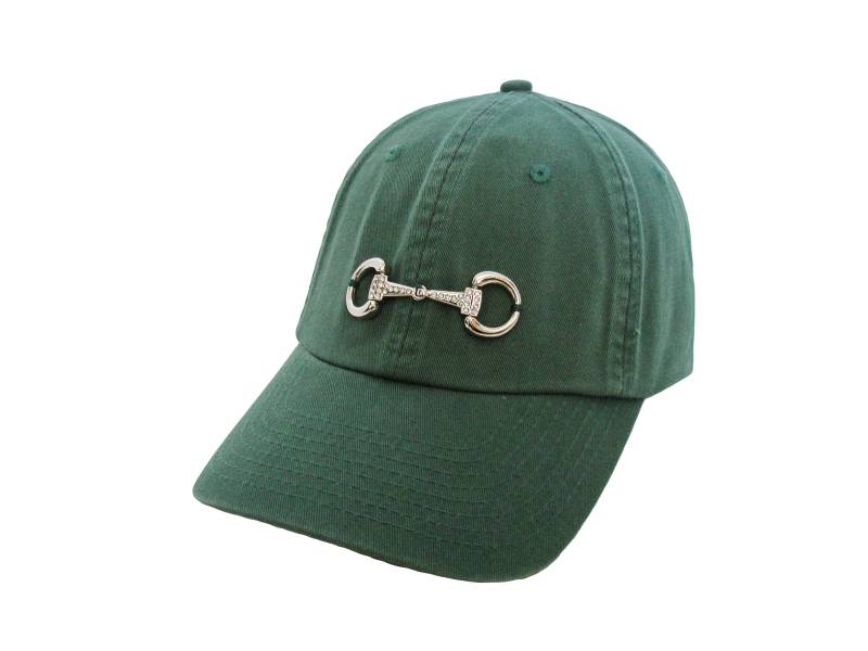 Reiter Sonnenhut - Bling Snaffle Bit Caps Waldgrüne Baseballkappe Reiterkappen -Snaffle Cap Pferde Pferdeliebhaber Reiter Sonnenhut - Bling Snaffle Bit Caps Waldgrüne Baseballkappe Reiterkappen -Snaffle Cap Pferde Pferdeliebhaber von EquineAccents