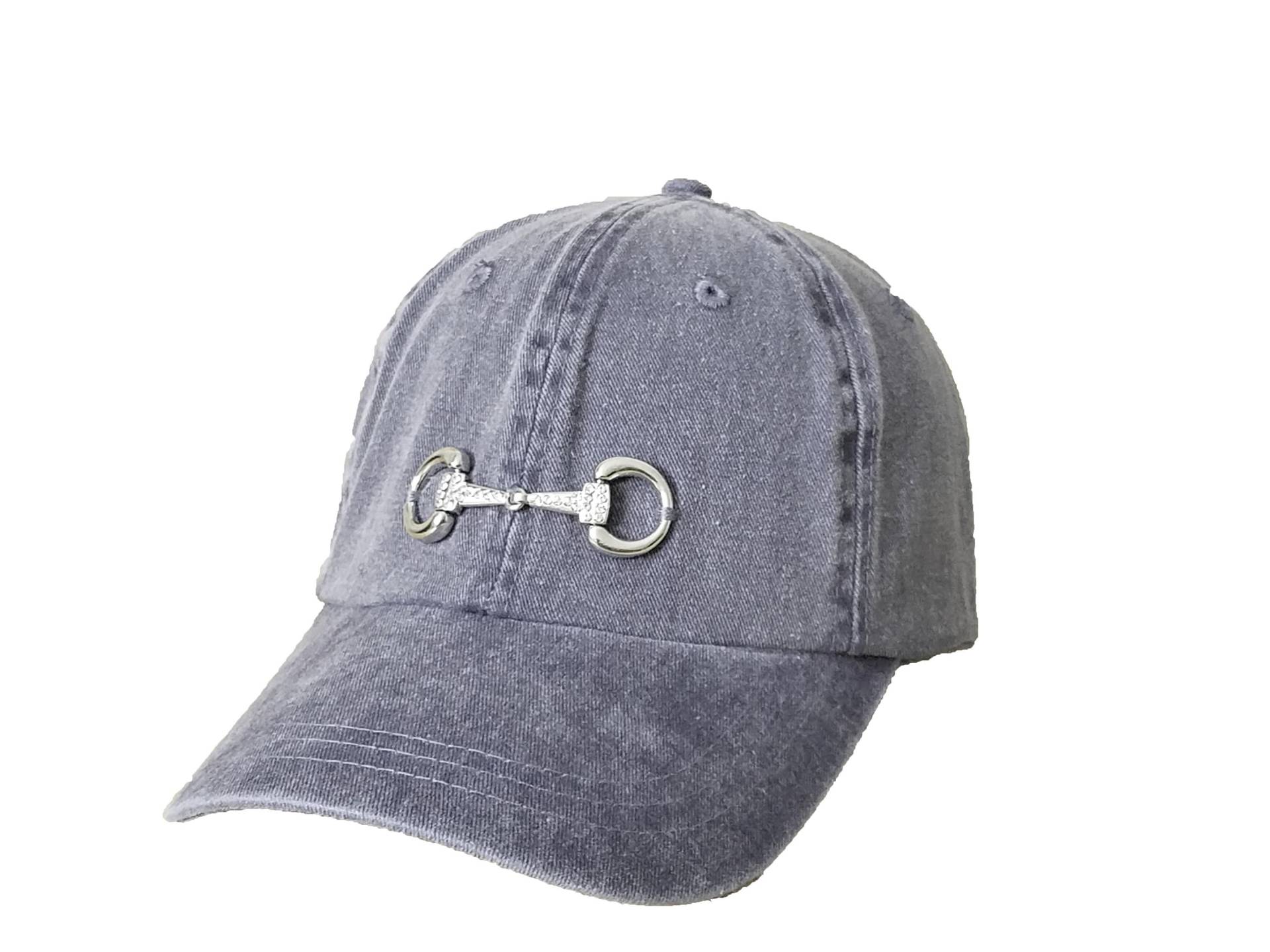 Reiterkappen - Bling Trense D Bit Kappe Steingewaschene Graue Baseballkappe Pferdeliebhaber Hüte -Bit Reiterhüte Reiterkappen - Bling Trense D Bit Kappe Steingewaschene Graue Baseballkappe Pferdeliebhaber Hüte -Bit Reiterhüte von EquineAccents