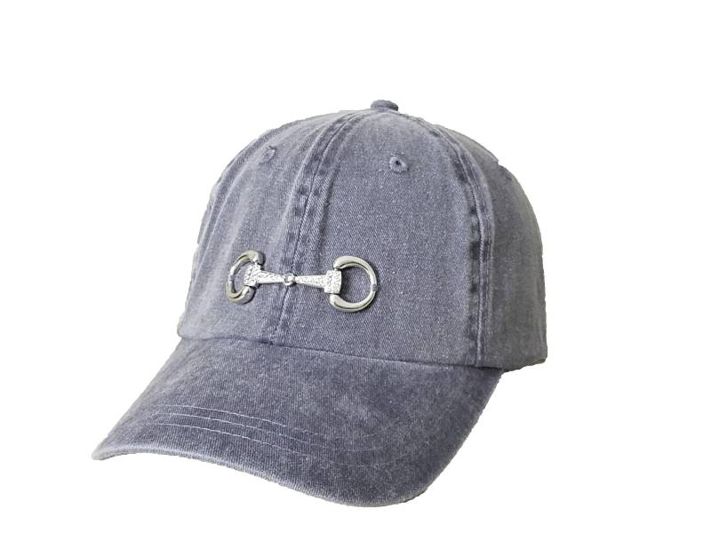 Reiterkappen - Bling Trense D Bit Kappe Steingewaschene Graue Baseballkappe Pferdeliebhaber Hüte -Bit Reiterhüte Reiterkappen - Bling Trense D Bit Kappe Steingewaschene Graue Baseballkappe Pferdeliebhaber Hüte -Bit Reiterhüte von EquineAccents