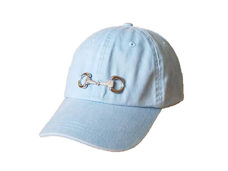Sonnenhut - Bling Bit Cap Hellblaue Baseballkappe Reiterkappen Snaffle Für Pferde Pferdeliebhaber Hüte Sonnenhut - Bling Bit Cap Hellblaue Baseballkappe Reiterkappen Snaffle Für Pferde Pferdeliebhaber Hüte von EquineAccents