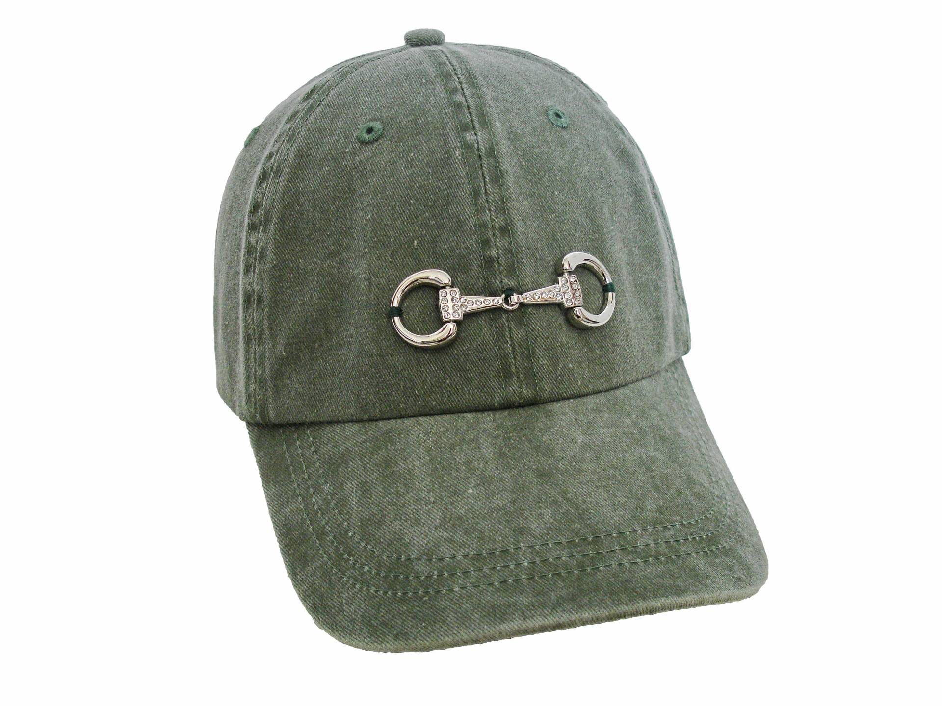Sonnenhut - Bling Snaffle Bit Cap Olive Baseballkappe Pferdeliebhaber Pferdesonnenhut Reiterkappe Pferd Geschenk Sonnenhut - Bling Snaffle Bit Cap Olive Baseballkappe Pferdeliebhaber Pferdesonnenhut Reiterkappe Pferd Geschenk von EquineAccents